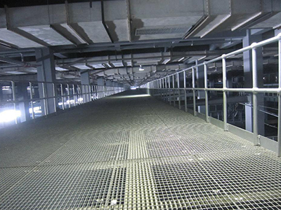 停车场钢格板平台案例